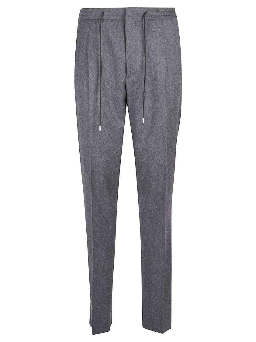 Lardini Stretch Combed Flannel Trousers