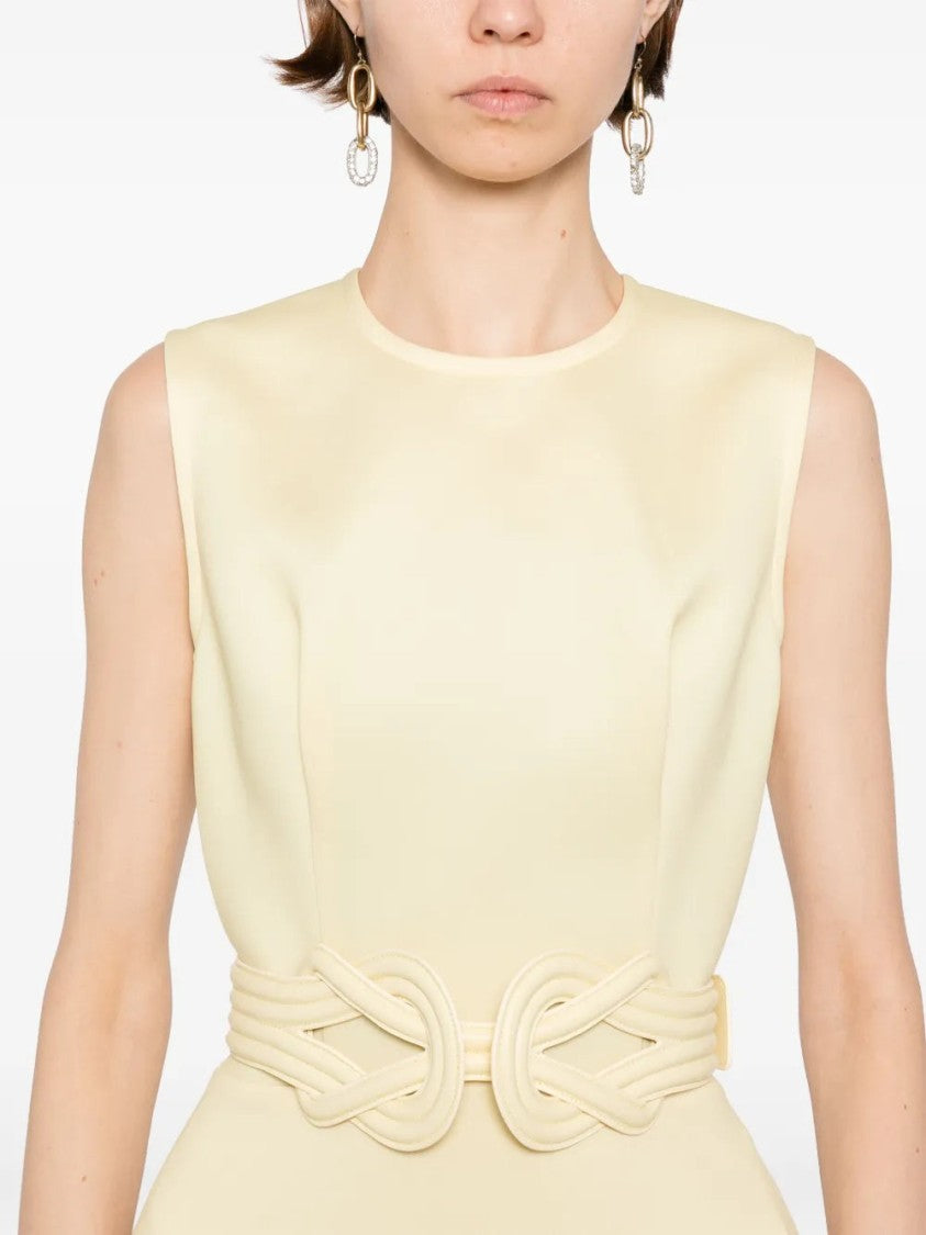 Saiid Kobeisy Midi Ruffled Dress