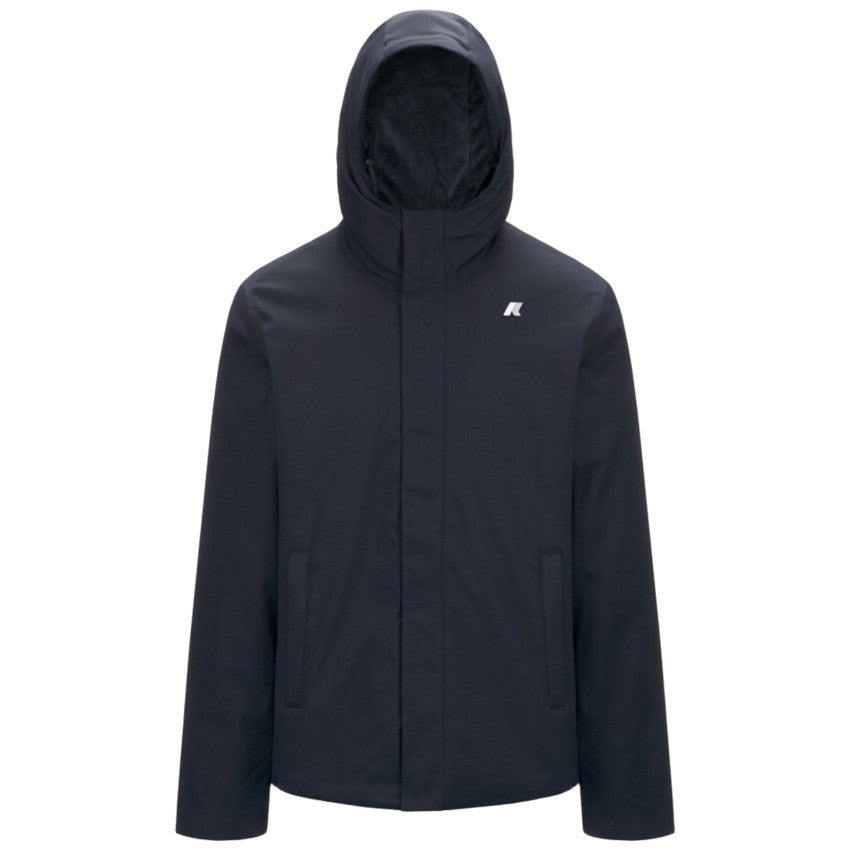 K-Way Short Jacket With Adjustable Hood