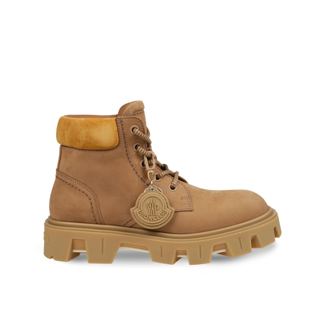 Moncler Chunky Nubuck Leather Boots
