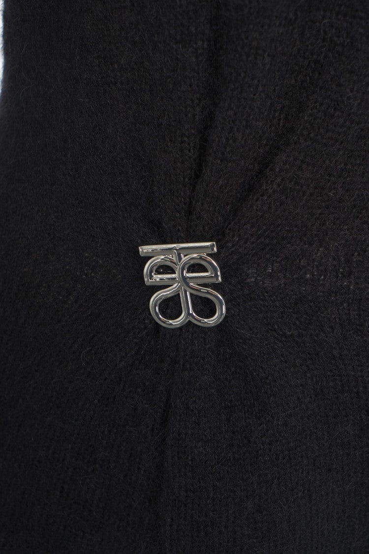 Second Female Knit Sweater With Iconic Silver Logo Detail