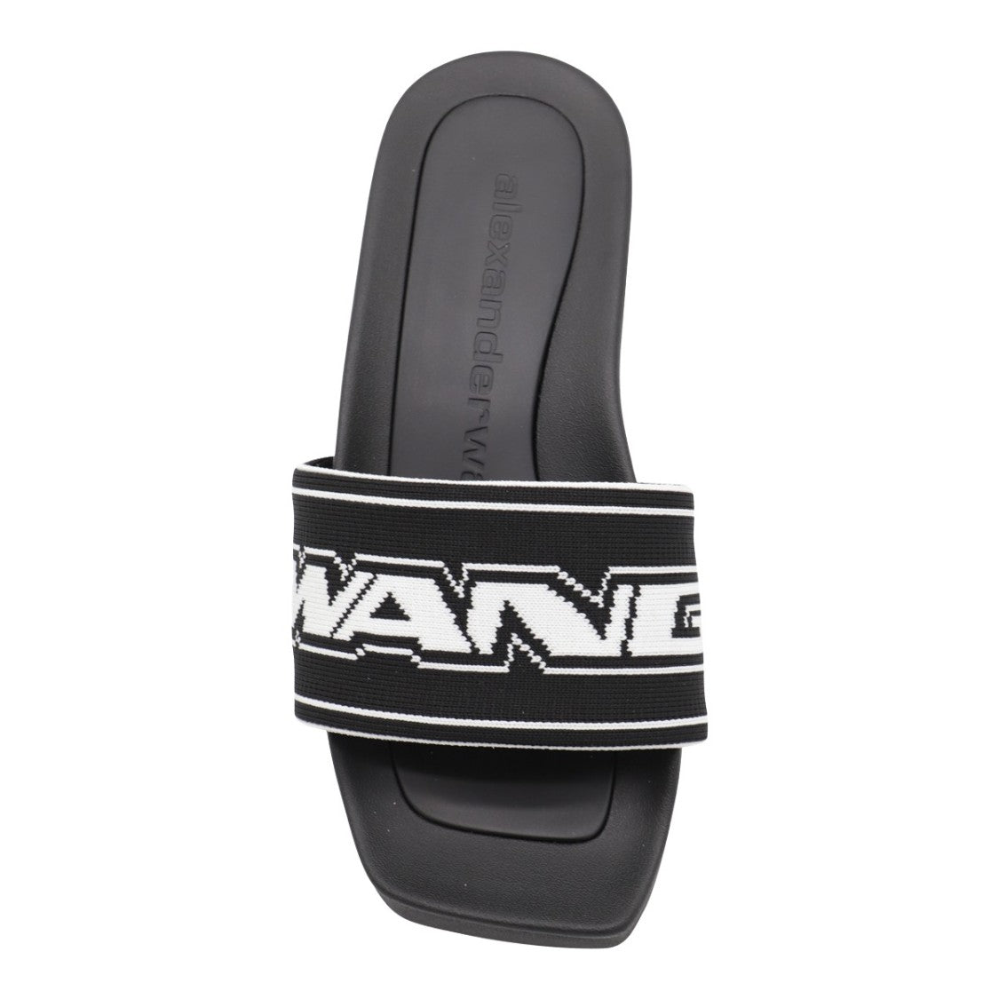 Alexander Wang Platform Sandals With Heel And Bold Lettering