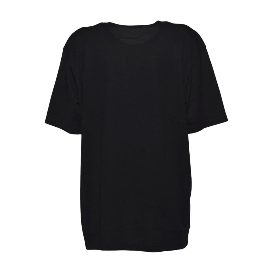 Lemaire Relaxed Black Cotton T-Shirt