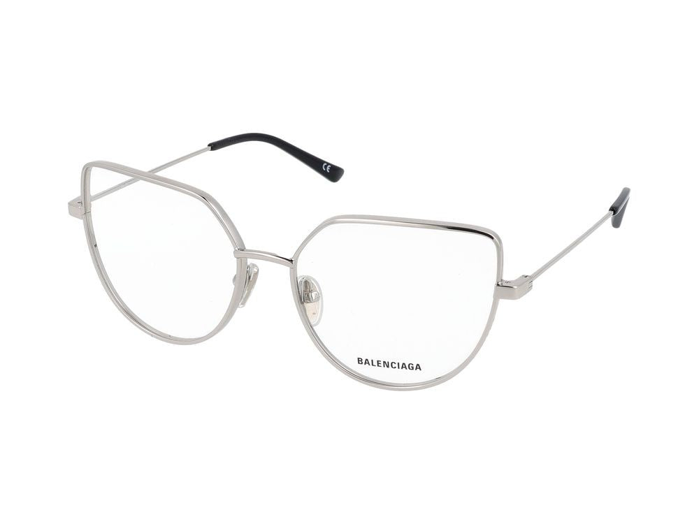 Balenciaga Eyeglasses Bb0197o 003 Silver Silver Transparent 56/16/140