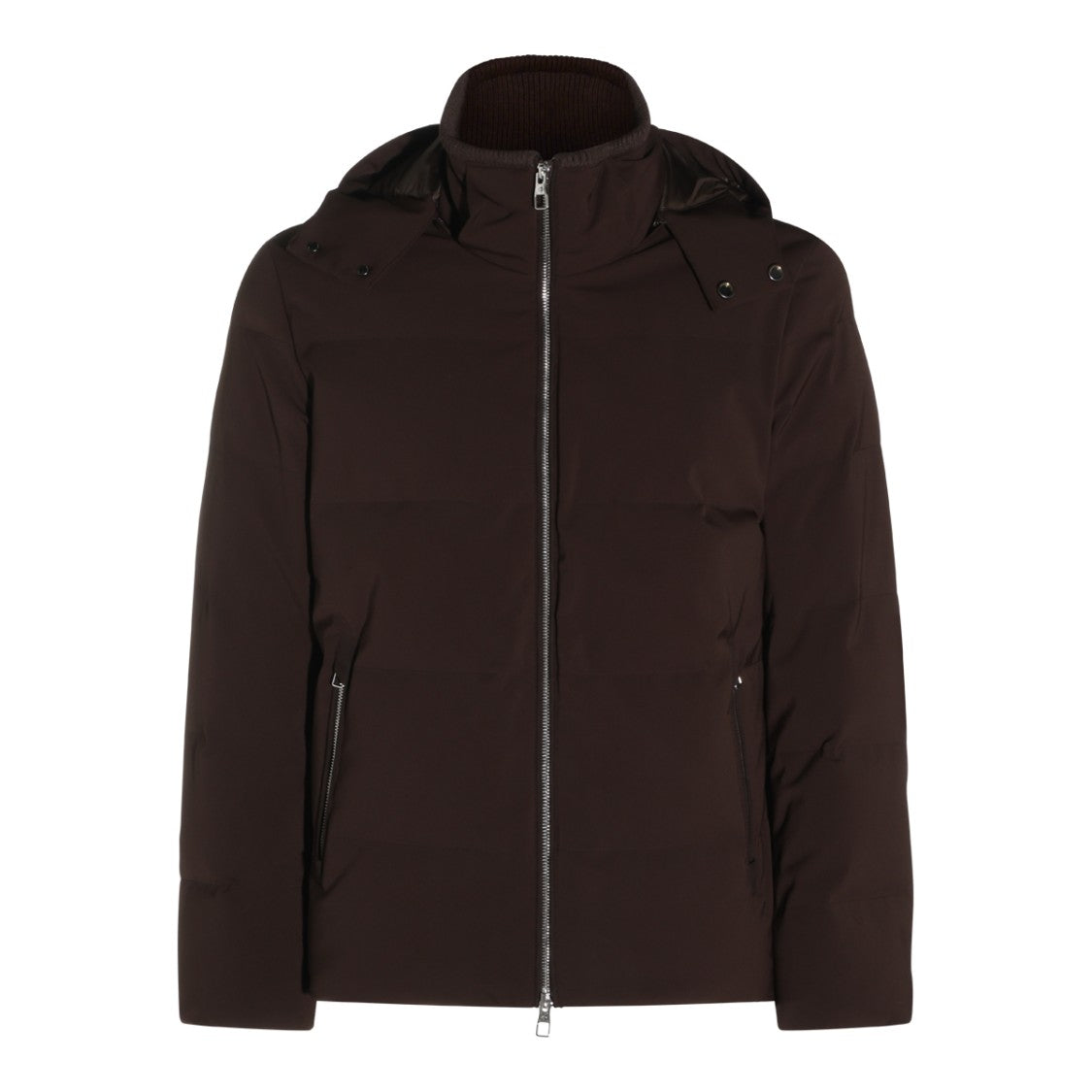 Montecore Brown Hooded Down Jacket