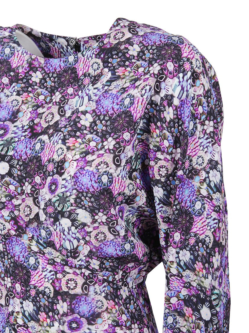 Isabel Marant Midi Dress With Floral Pattern