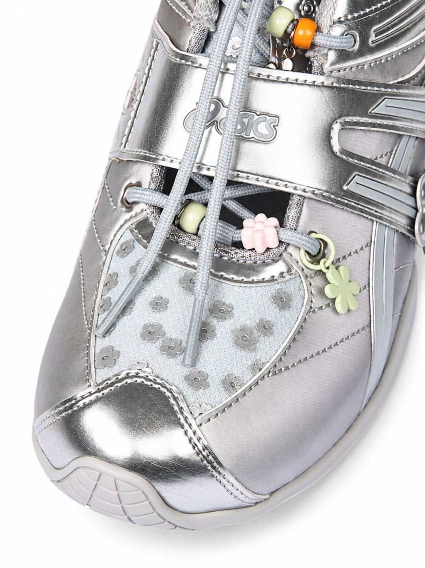 Asics By Cecile Bahnsen Gel-Kinetic Floral Appliqué Leather Sneakers