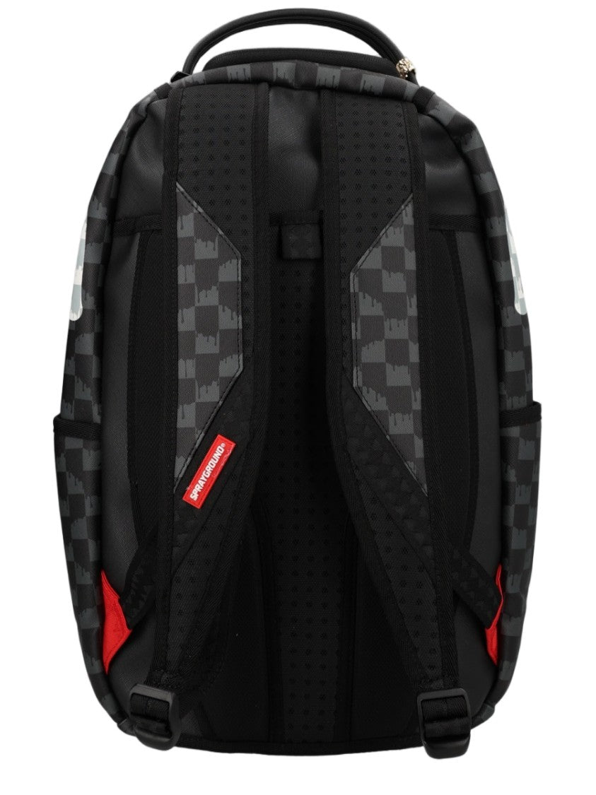 Sprayground Multicolour Checkered Shark Tooth Graphic Pvc Backpack