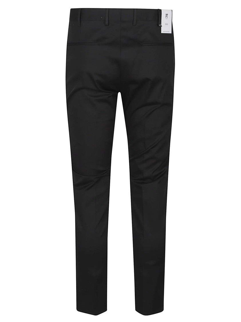 Pt Torino Dieci Slim Tailored Cropped Pants