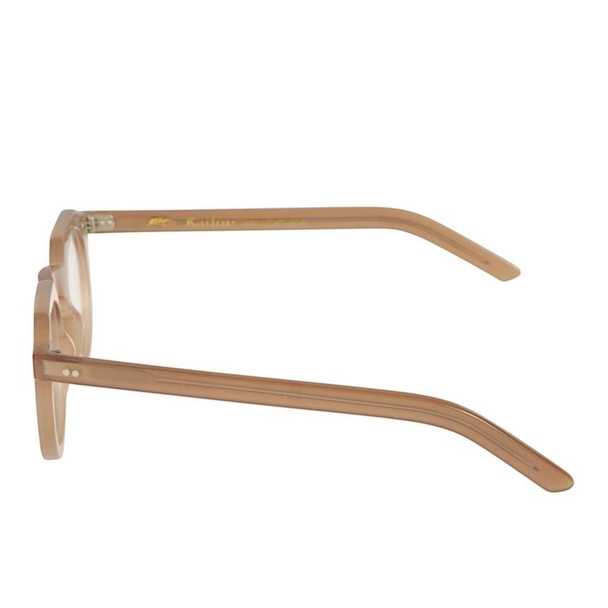 Kador Storiko Translucent Beige Round Frame Eyeglasses