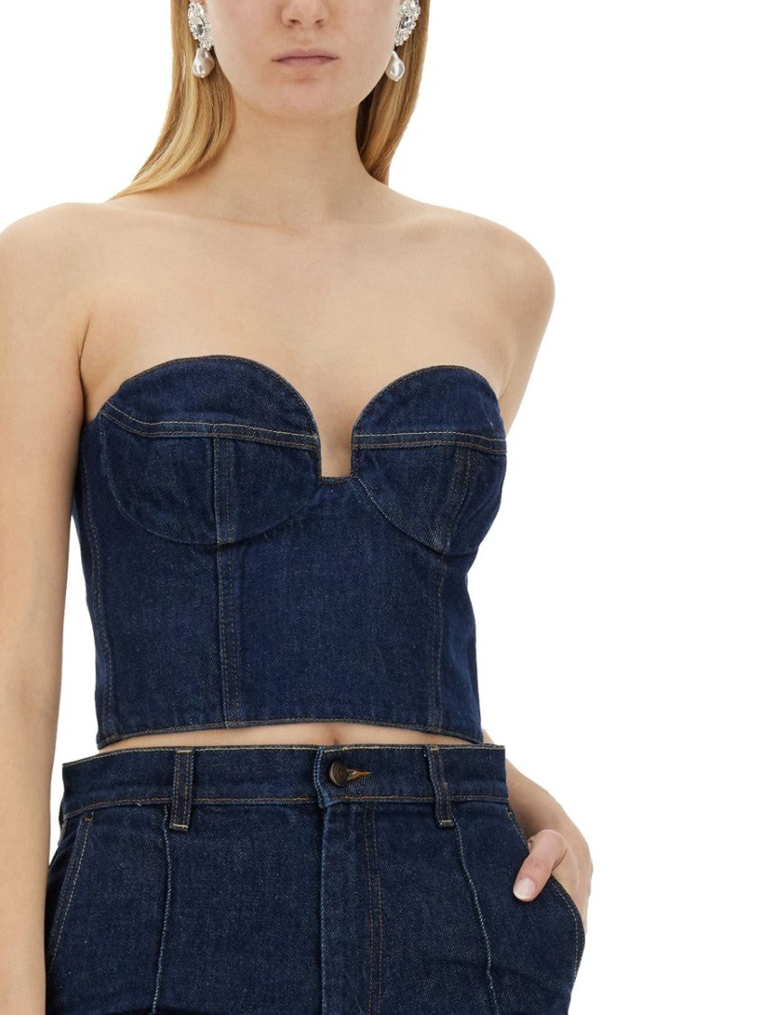 Magda Butrym Top A Corsetto