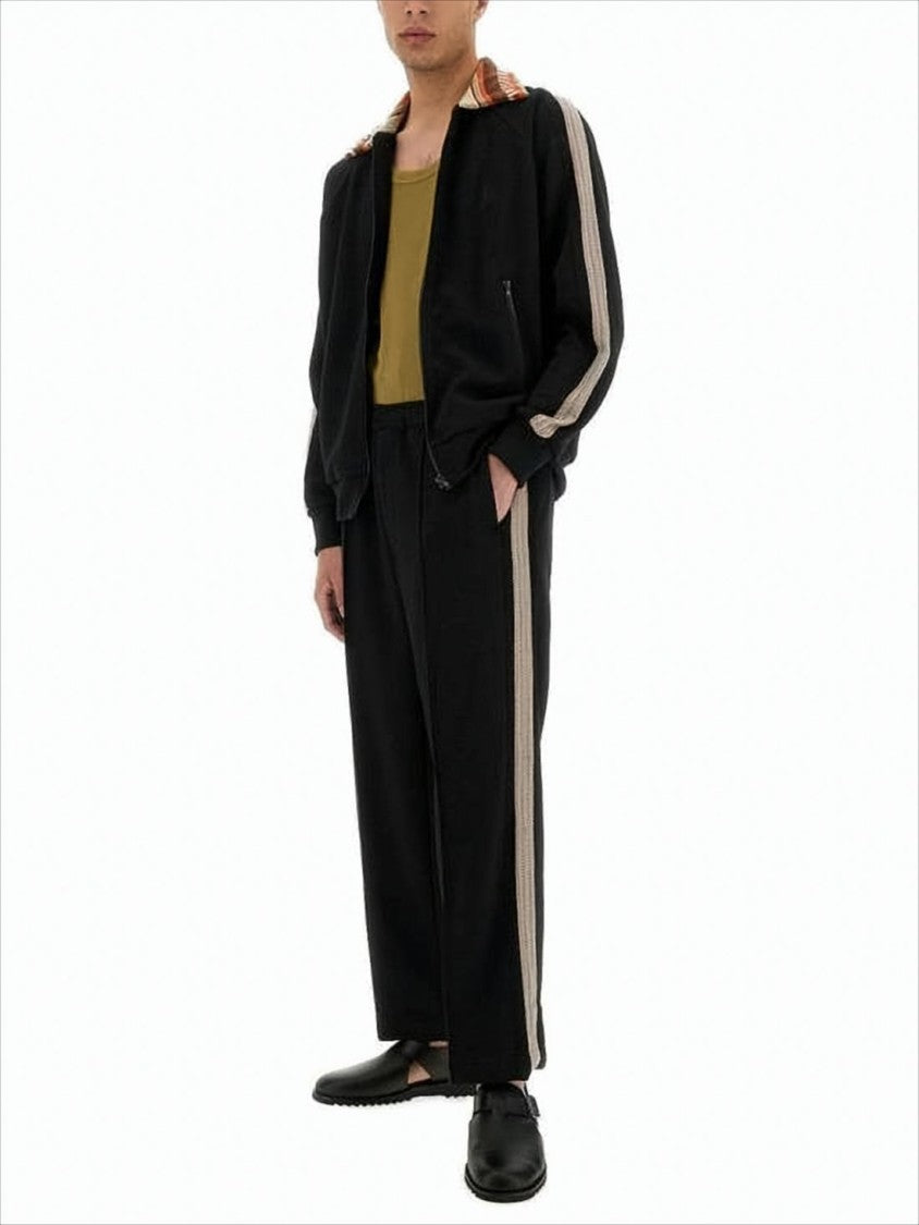 Sasquatchfabrix Black Striped Detail Lightweight Jacket