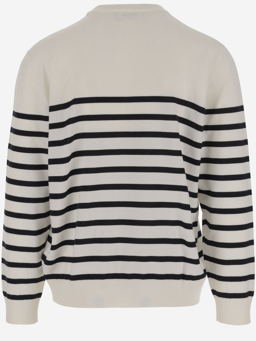 Dsquared2 Wool Sweater With Striped Pattern