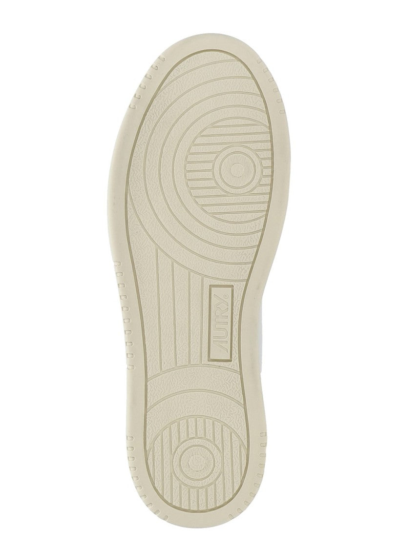Autry White Medalist Low Leather Sneakers