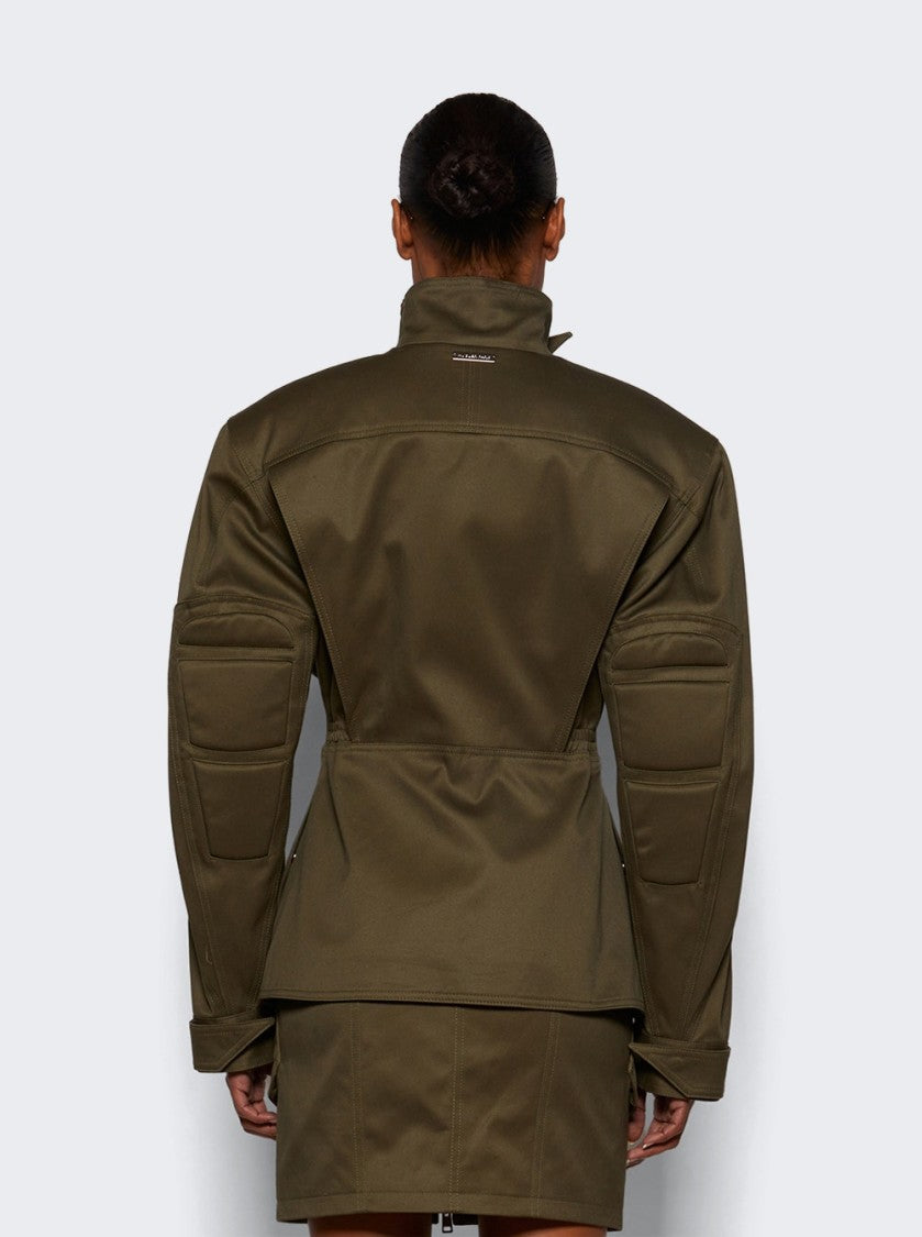 Mugler Workwear Jacket - Khaki