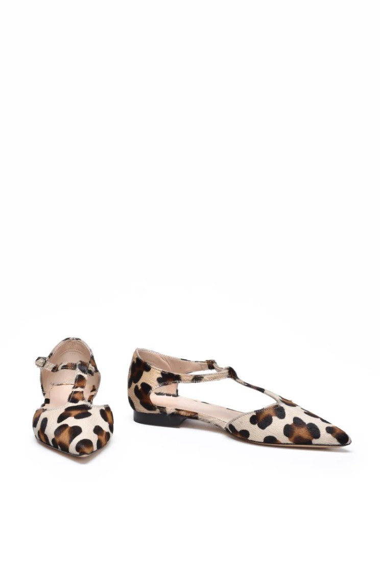 P.A.R.O.S.H. Pony Hair Ballerina - Beige