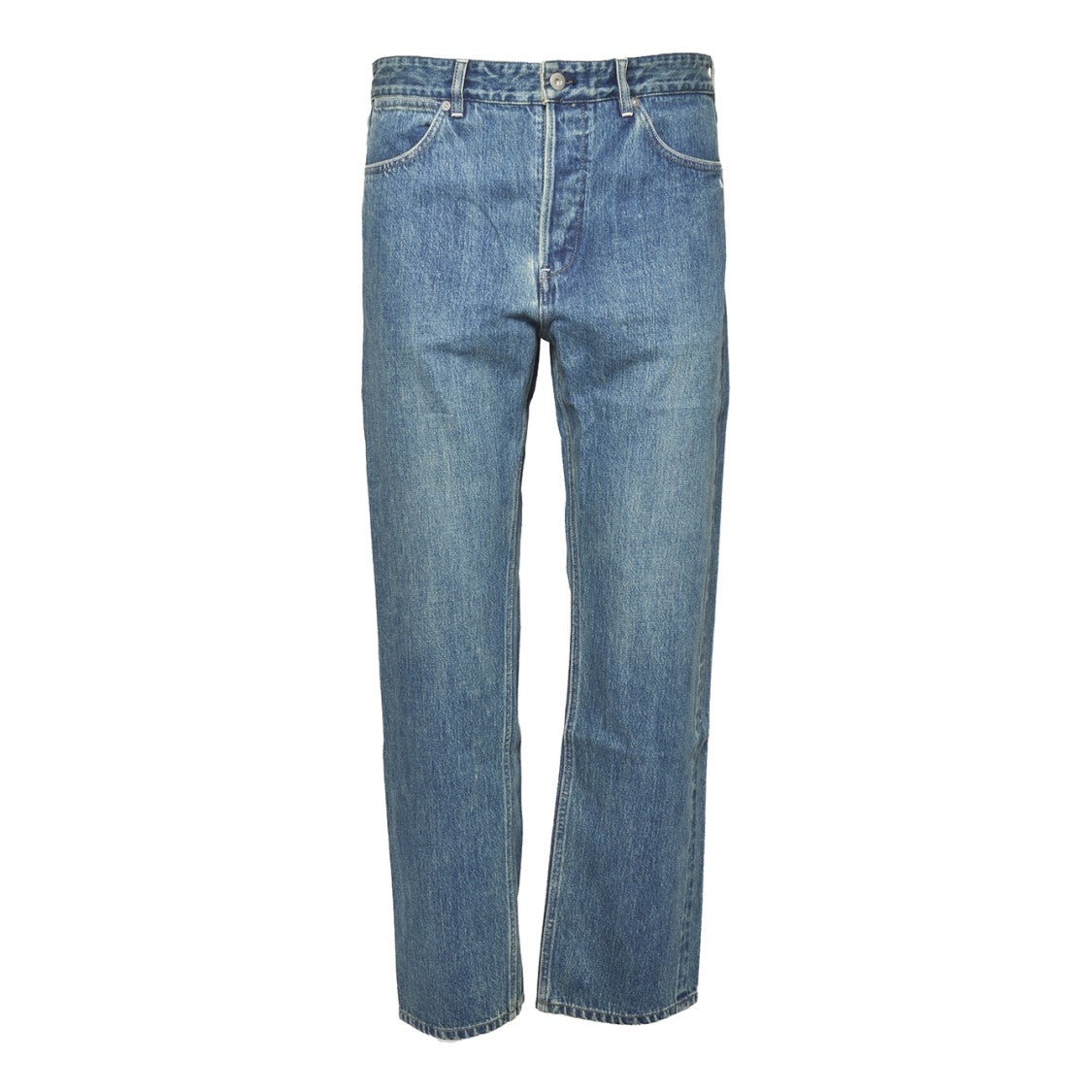 Jil Sander Classic Straight-Leg Jeans In Medium Blue Wash