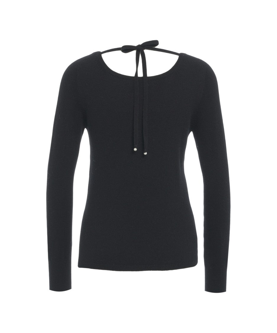 Mvm Cashmere Sweater With Lace Detail