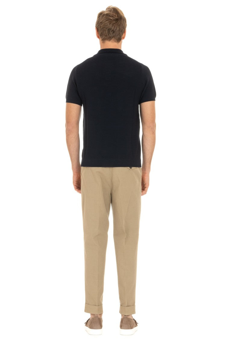 Drumohr Lintz Cotton Short Sleeve Polo