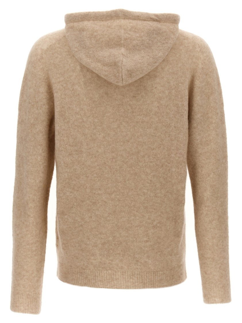 Roberto Collina Cashmere Blend Hooded Sweater