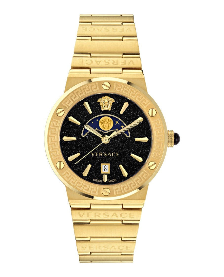Versace Greca Logo Moonphase Watch