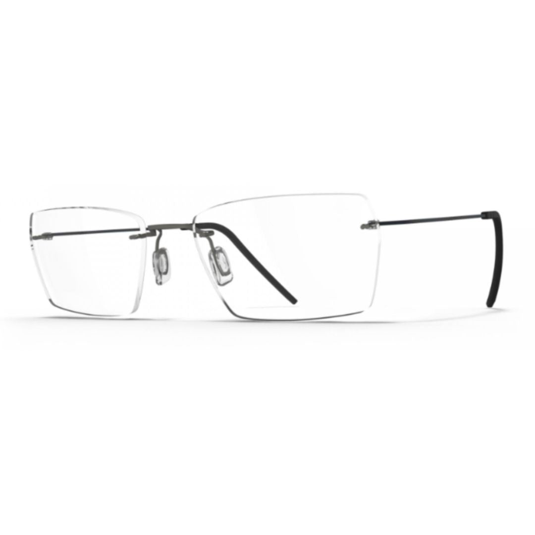 Blackfin Bf1069 Aero Loop B1-P1 Rimless Titanium Eyeglasses With Adjustable Nose Pads