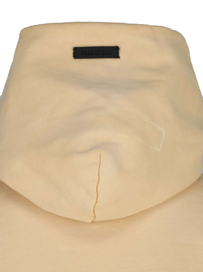Fear Of God "Educate The Young" Hoodie, Yellow Cotton