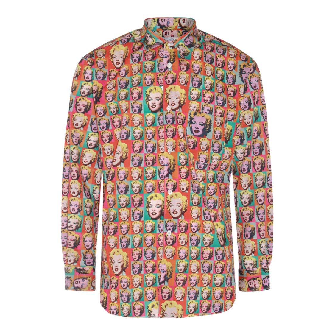 Comme Des Garçons Multicolour Cotton Graphic Print Shirt
