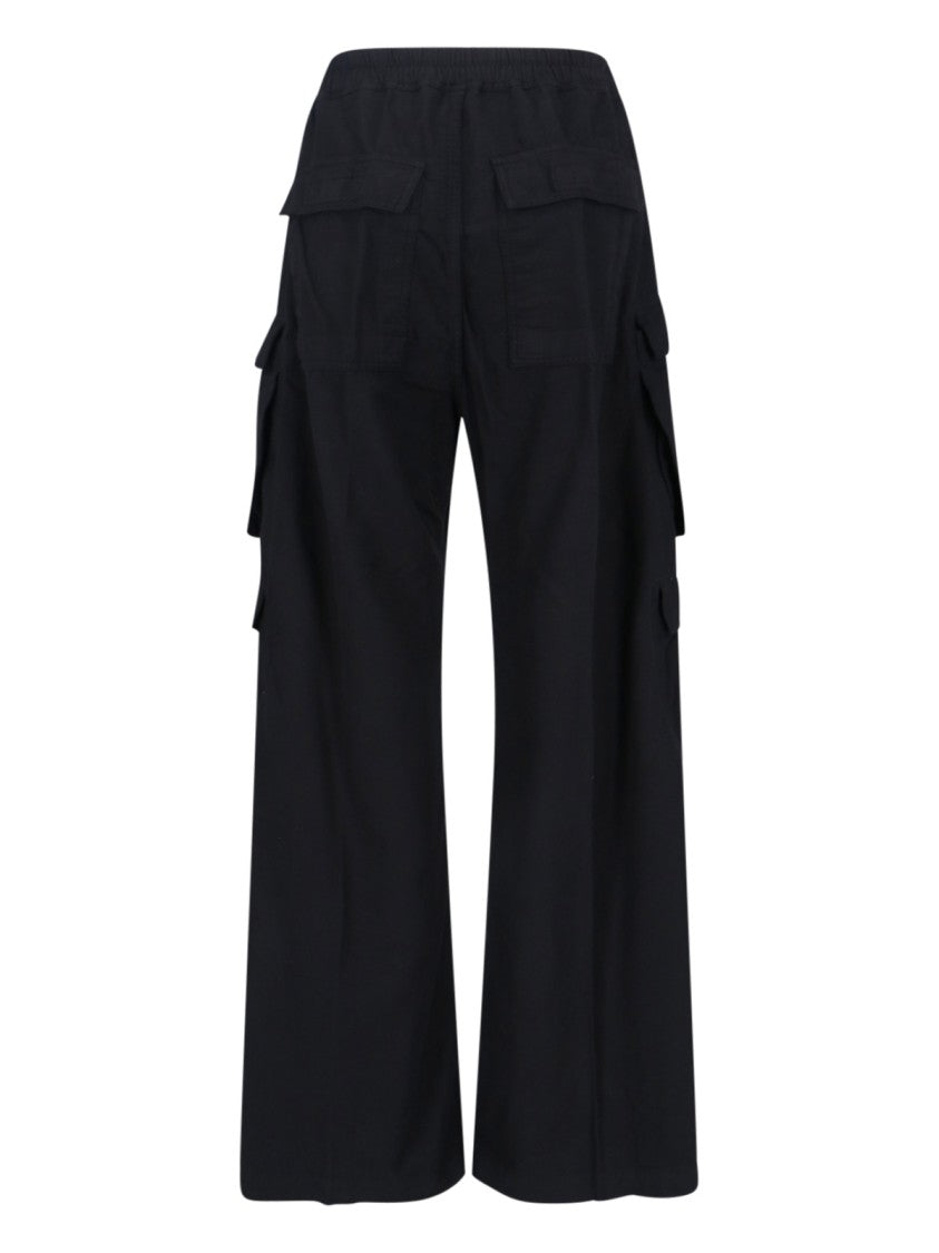 Drkshdw By Rick Owens Jumbo Belas Cargo Pants – Black