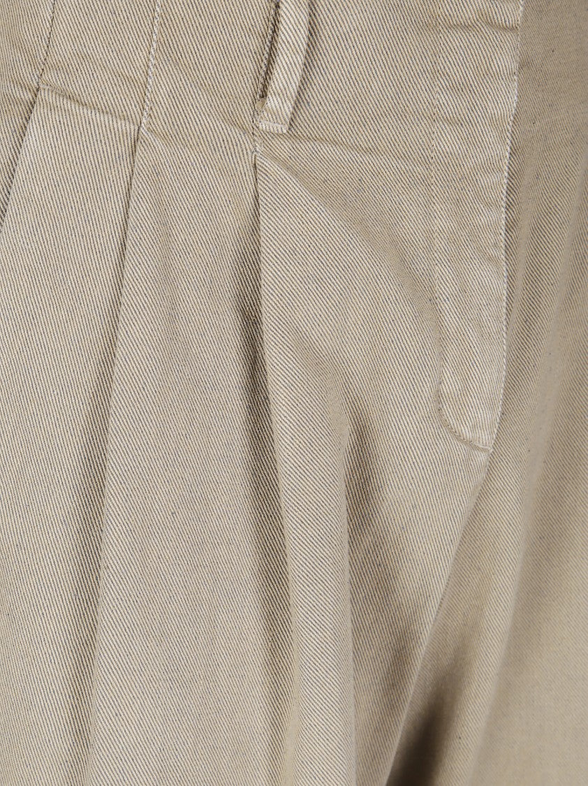 Golden Goose Wide-Leg Pants With Front Pleats