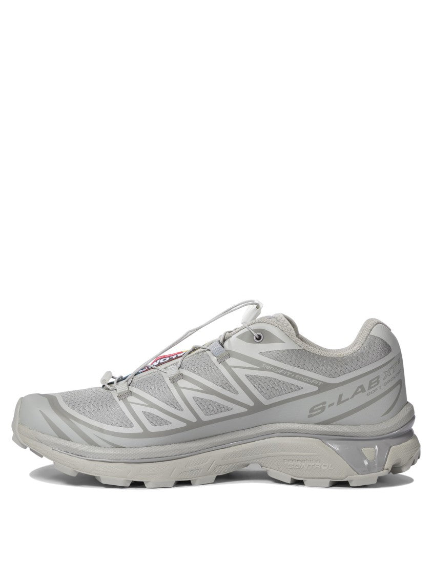 Salomon Versatile Grey Sneakers With Innovative Slip-On Design