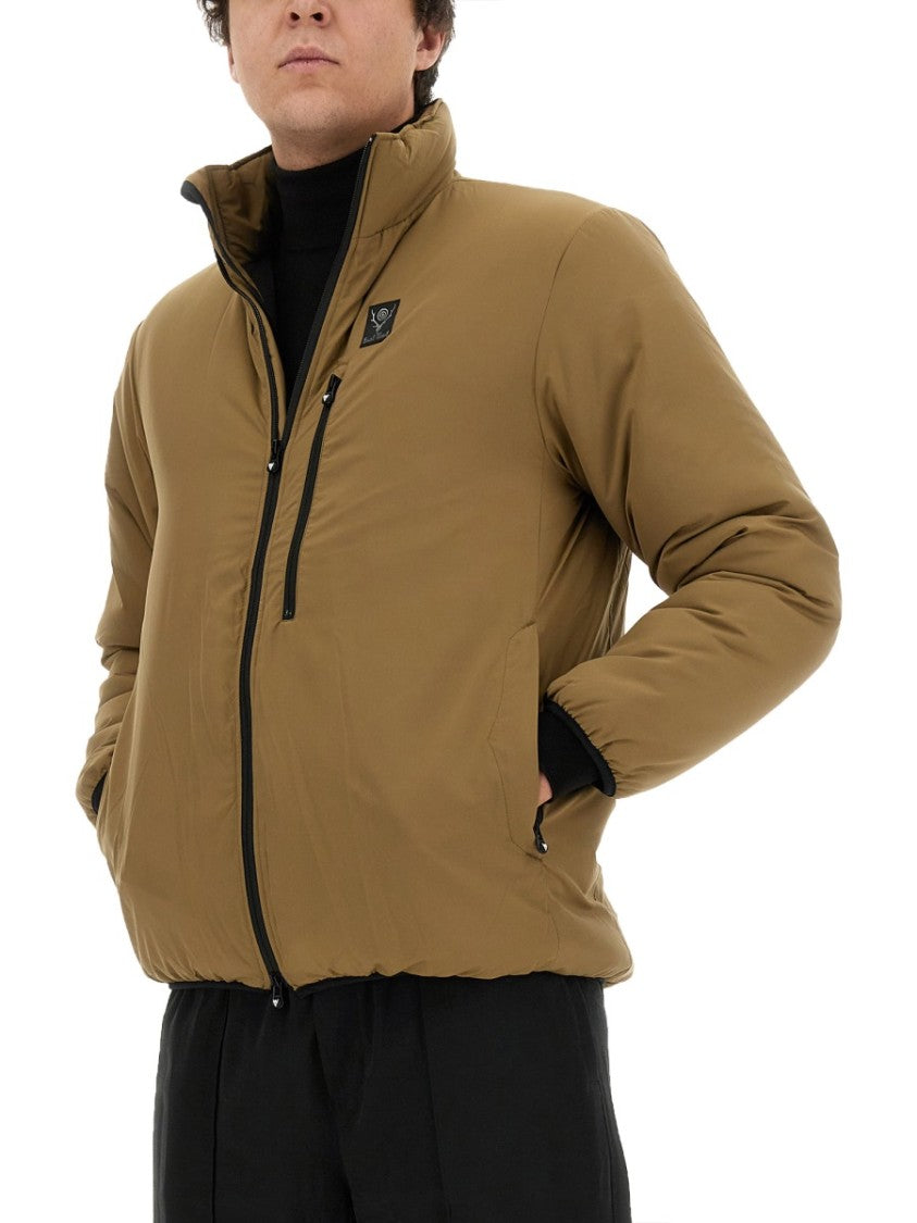 South2 West8 Padded Jacket With High Collar