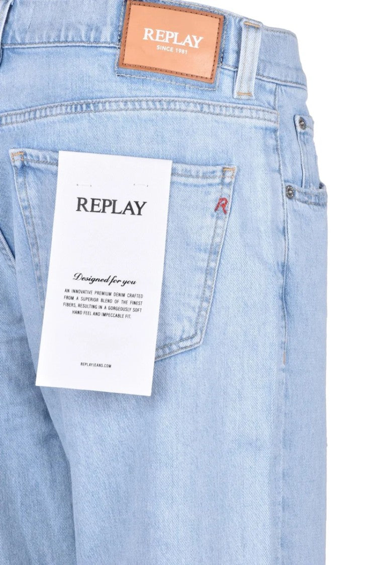 Replay Light Blue Maijke Cotton Lycra Jeans