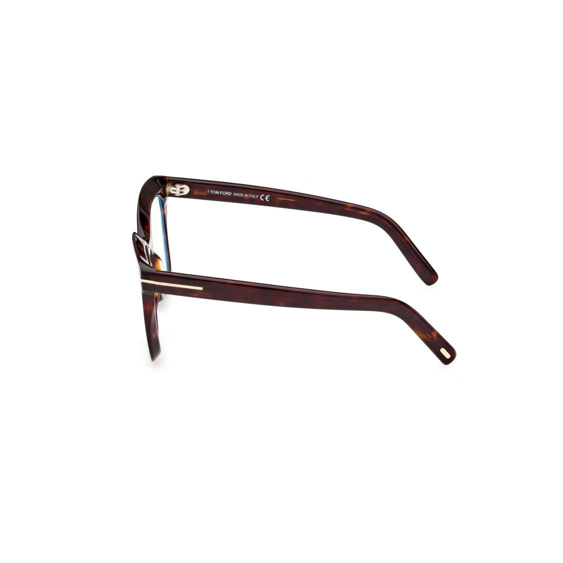 Tom Ford Ft5880-B Oversized Square Tortoiseshell Eyeglasses