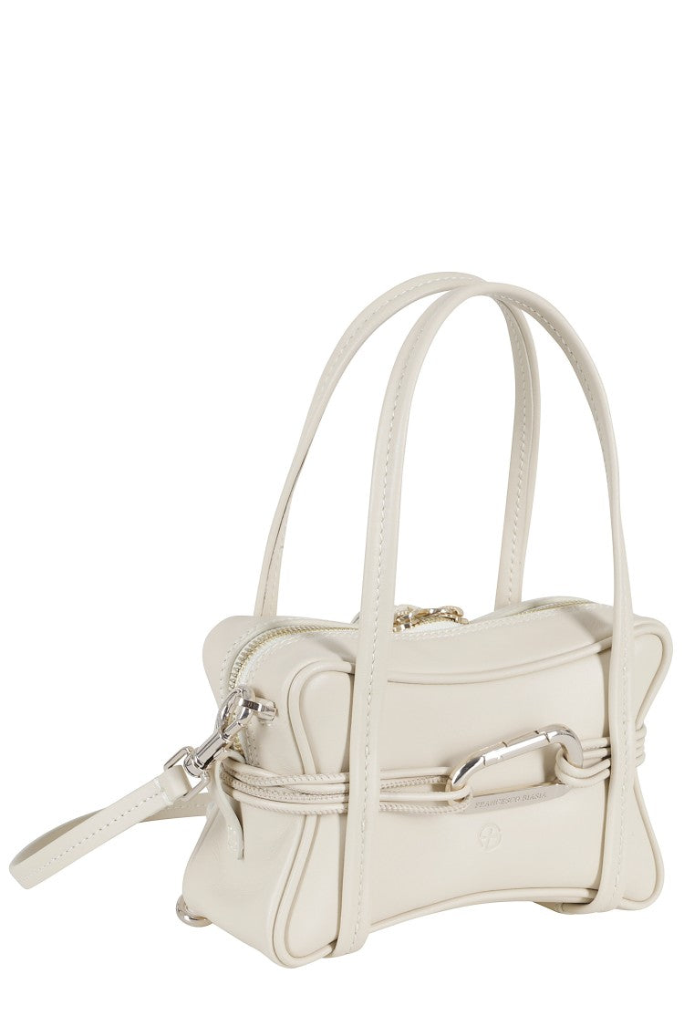 Biasia Cashmere Edwige 4Ever Mini Snap-Hook Leather Handbag