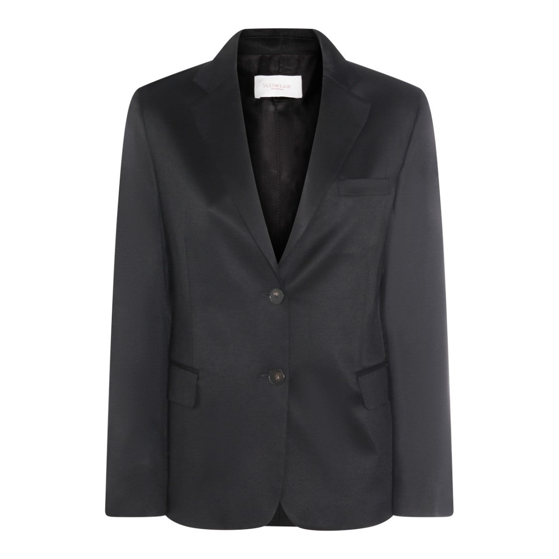 Montedoro Black Viscose Blazer