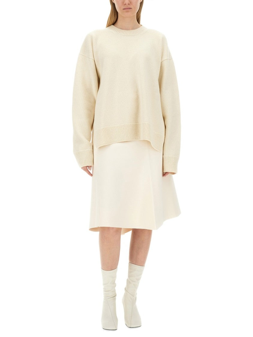 Jil Sander Regular Fit Wool And Cashmere Sweater