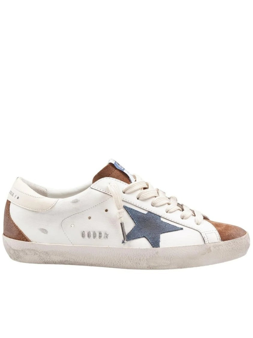 Golden Goose Leather Super Star Vintage Low-Top Sneakers
