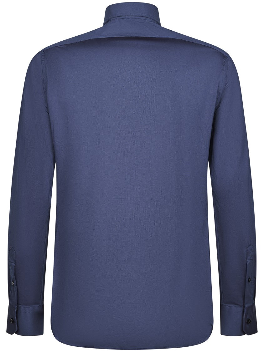Xacus Tailored Long-Sleeve Shirt With Structured Collar And Sleek Finish