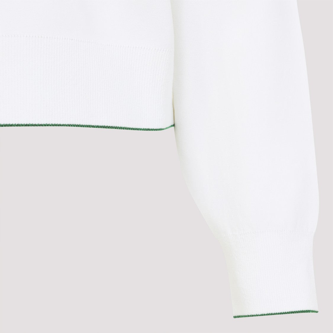Jacquemus High-Neck Sweater With Contrasting Trim And Logo Detail