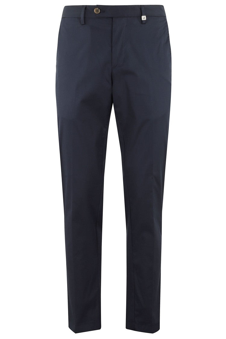 Myths Midnight Blue Zeus Light Waist Loops Cotton Chino Pants
