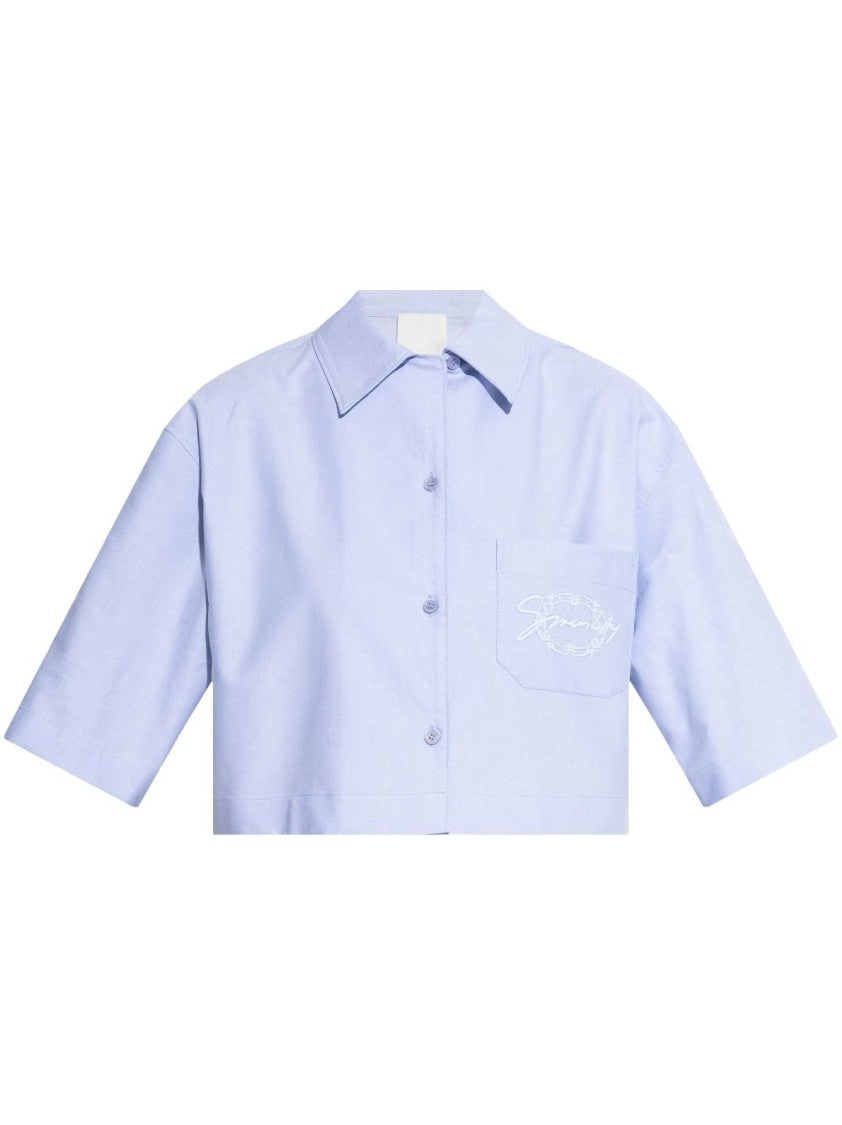 Givenchy Cotton Cropped Shirt