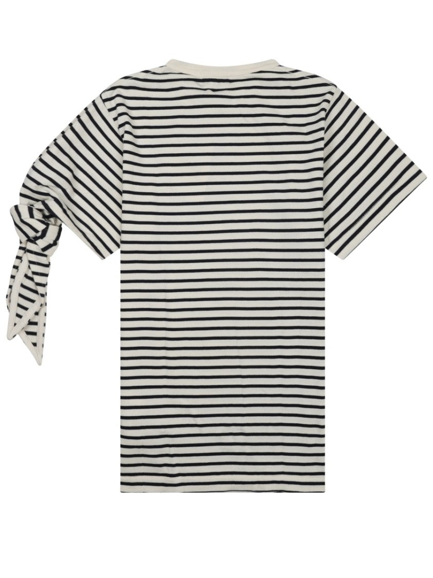 J. W. Anderson Horizontal Striped Knot Cotton T-Shirt