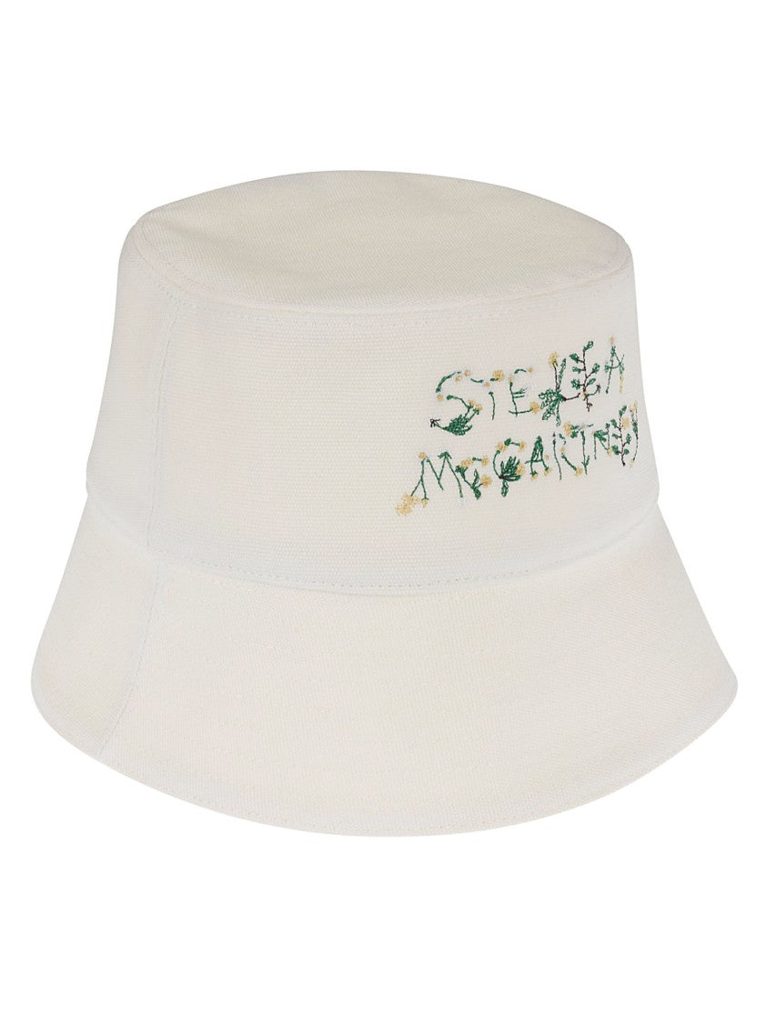 Stella Mccartney Bucket Hat Elegant Embroidered Detailing