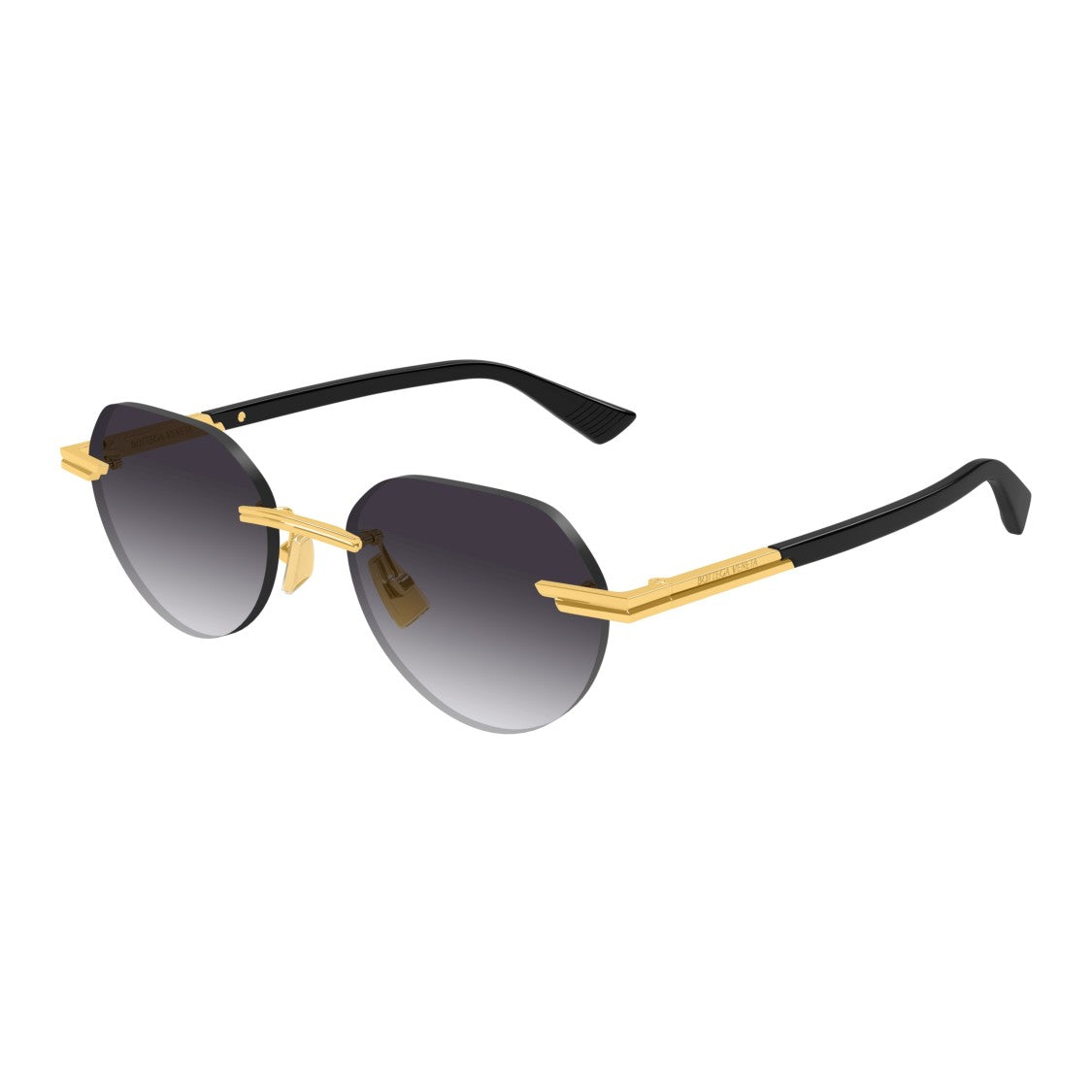 Bottega Veneta Bv1379s Round Gradient Lens Sunglasses