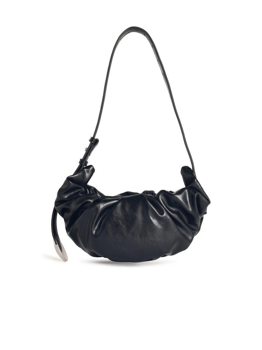 Diesel 'Grab' Black Leather Bag