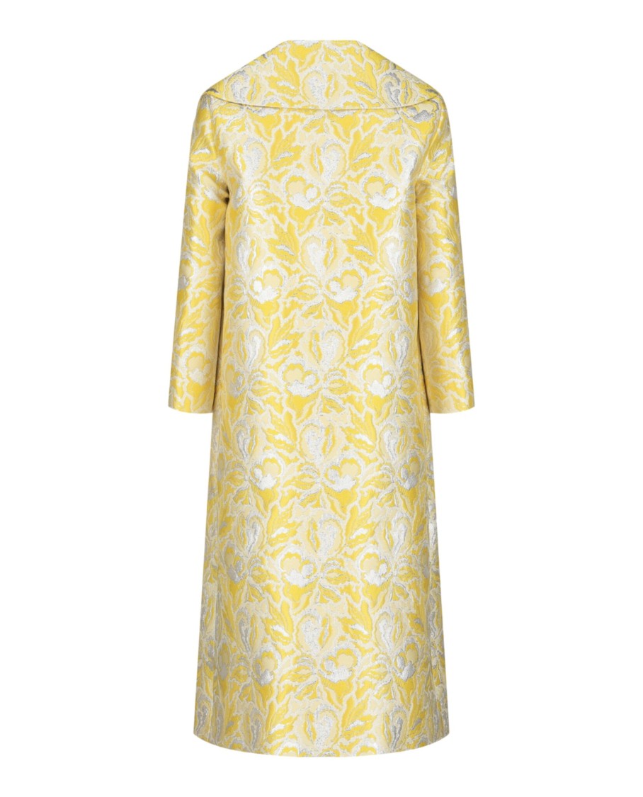 Valentino Iris Brocade Coat