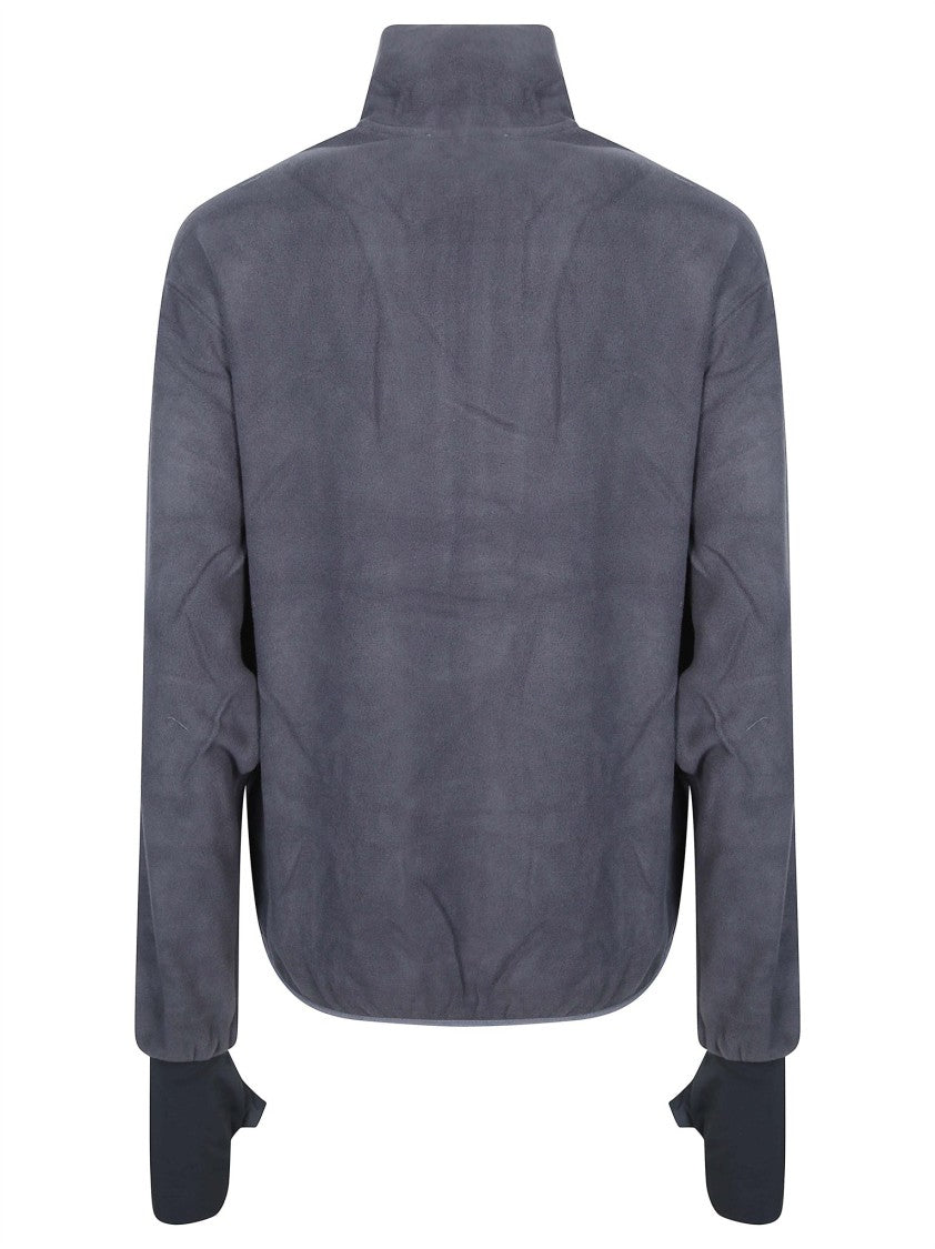 Entire Studios Shell Fleece Cropped High Collar Top