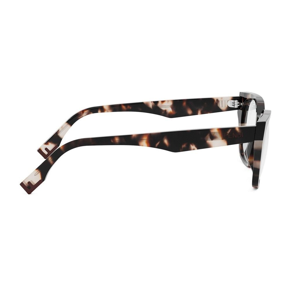 Fendi Way Oversized Geometric Acetate Frame Optical Glasses