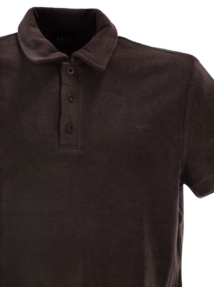 A.P.C. Julian - Organic Cotton Terry Polo Shirt